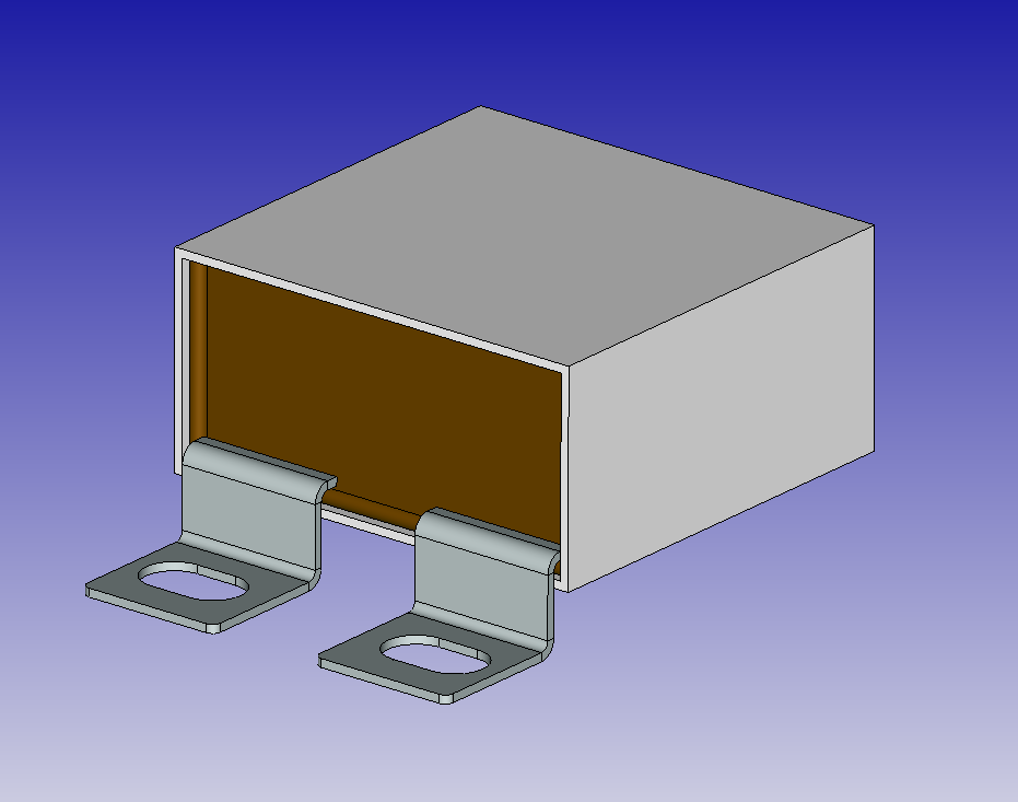 3D модель Конденсатор пленочный C4BSYBX3220ZAFJ