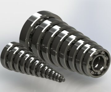 3D модель Подшипник 3xx (ГОСТ 8338-75) | Radial Ball Bearing 63xx (ISO)