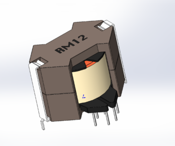 3D модель Трансформатор RM-12_12pin