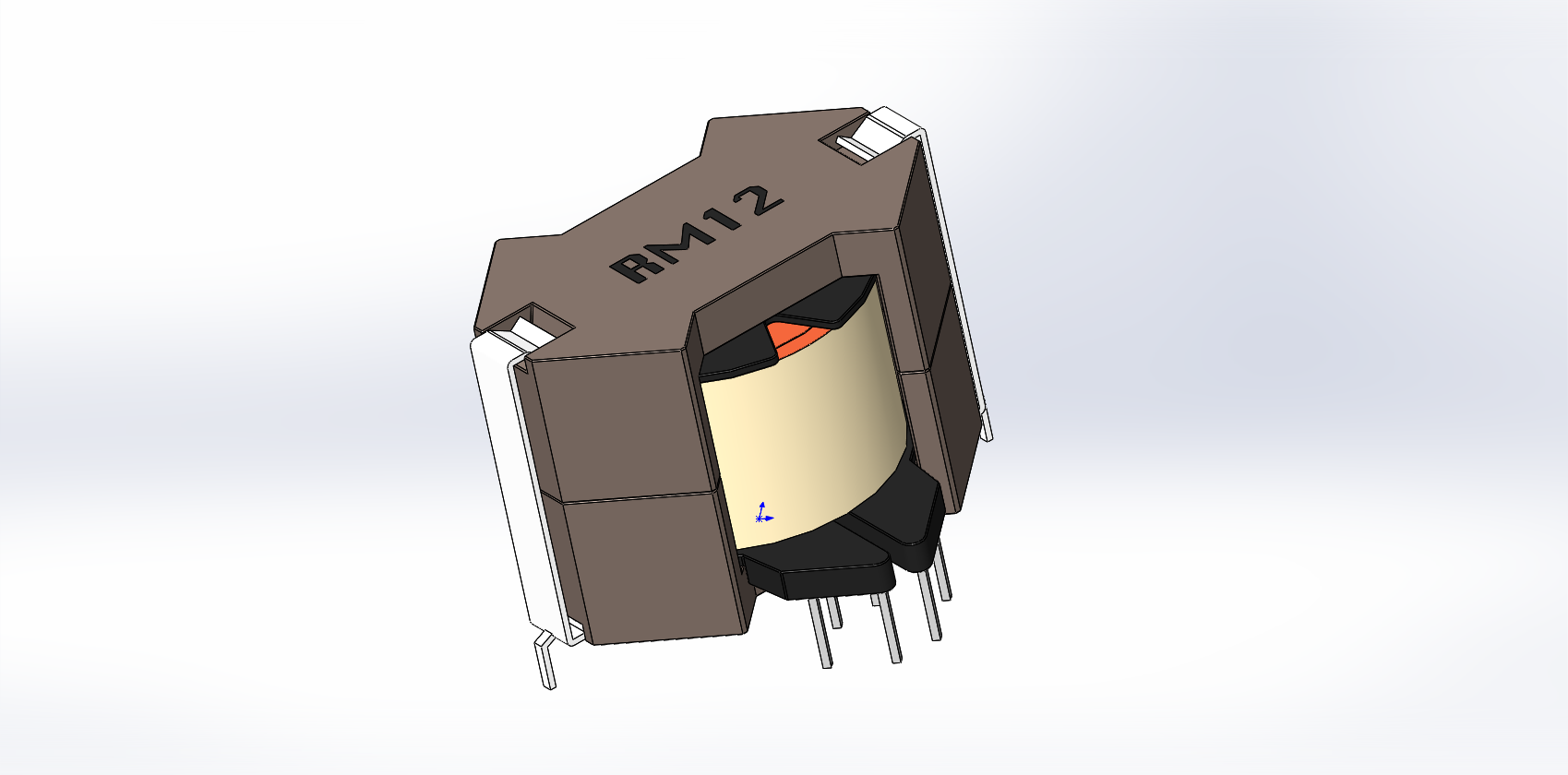 3D модель Трансформатор RM-12_12pin