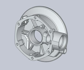 3D модель Корпус главной передачи мотоцикла Днепр Мт-9