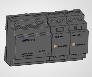 3D модель 3D Модели Siemens LOGO! модули и бп
