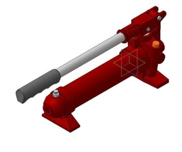 3D модель Насос ручной гидравлический 6.141