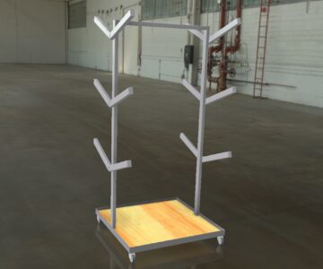 3D модель Тележка для рулонов ткани UCC
