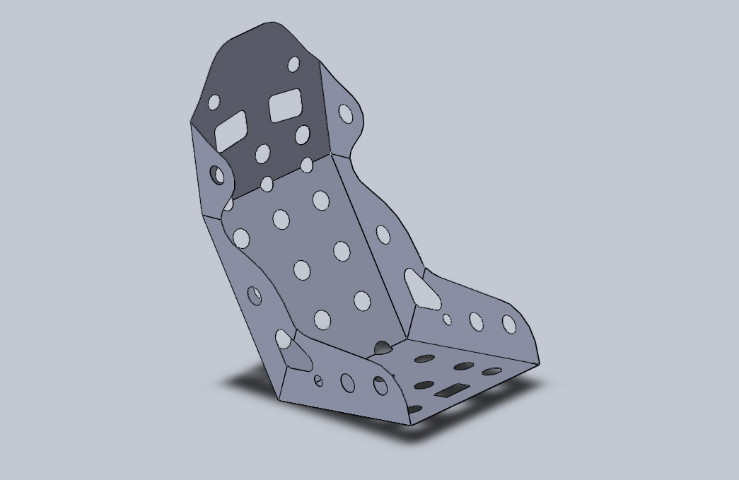 3D модель Спортивное сиденье (ковш)