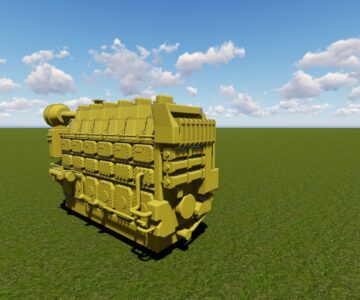 3D модель Caterpillar g3606