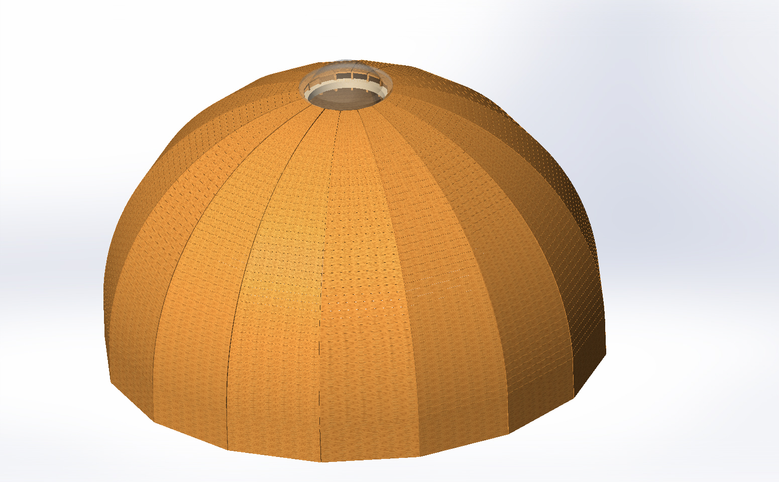 3D модель Стратодезический купол