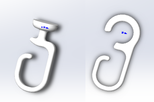 3D модель Клипса для штор