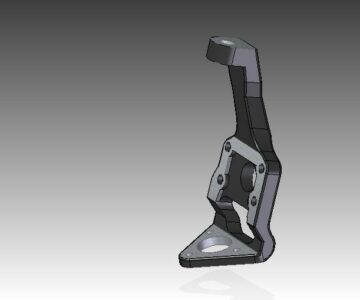 3D модель 3D-модель поворотного кулака ГАЗ-31105