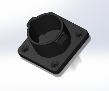 3D модель J1772 держатель