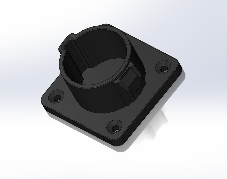 3D модель J1772 держатель