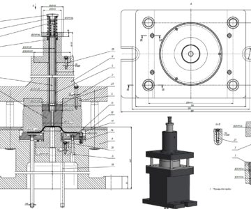 3D модель Штампы для листоштамповочного многопозиционного пресса-автомата