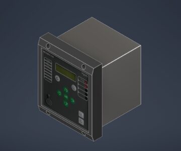 3D модель Устройство фазной защиты MiCOM P116 Schneider Electric
