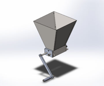 3D модель Мельница 2-х вальцовая Brewferm