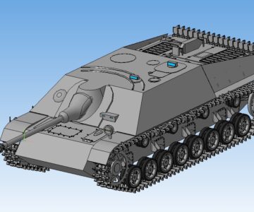 3D модель Jagdpanzer IV 3D Модель САУ