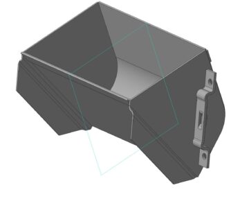 3D модель Ковш элеватора ЦС-320