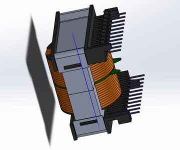 3D модель Трансформатор в  SolidWorks