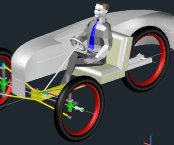 3D модель Веломобиль