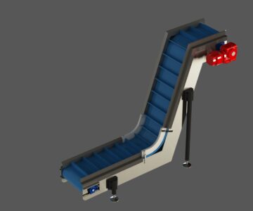 3D модель Конвейер ленточный (Z образный)