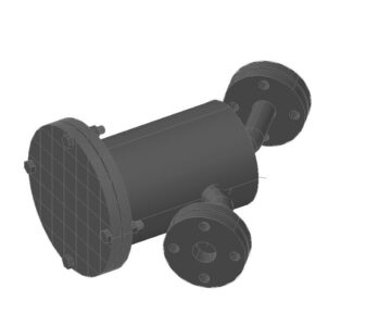 3D модель Фильтр дизельного топлива фланецевый ФЖ-25-1,6
