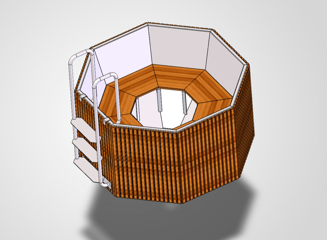 3D модель Купель для бани