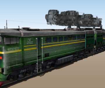 3D модель Тепловоз 2ТЭ10В