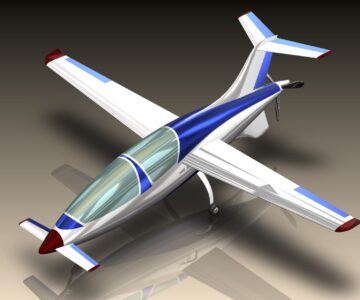 3D модель Самолет Aeriks 200
