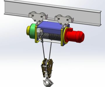 3D модель Таль электрическая г/п 5 тонн