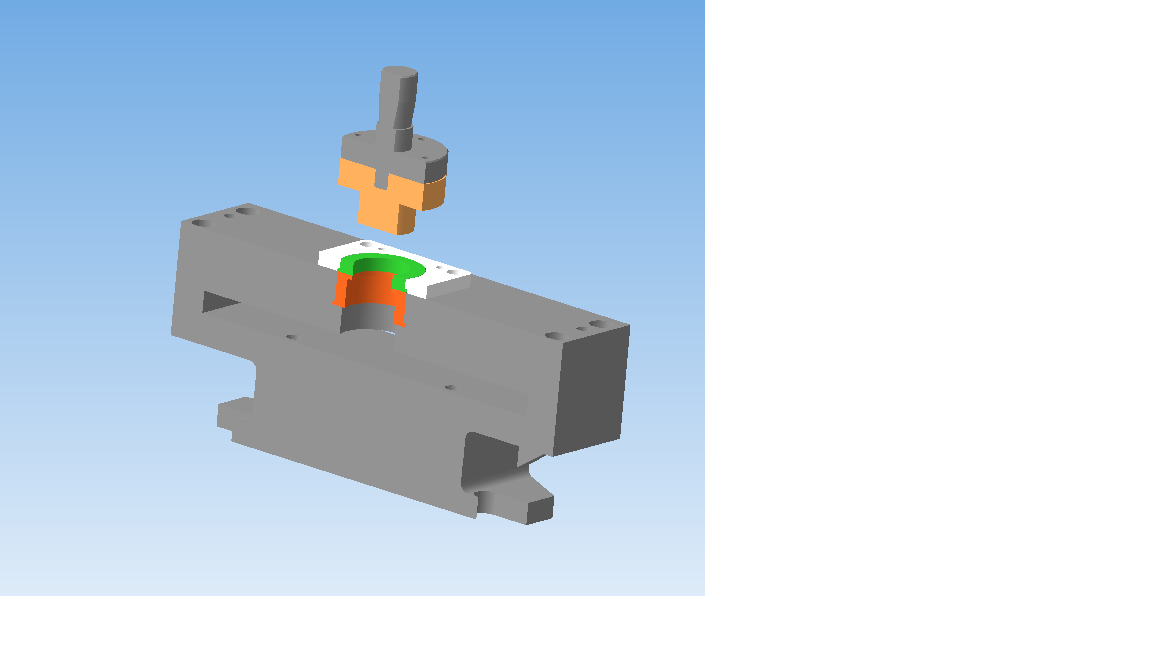3D модель Штамп вырубки диска (пресс Paust 100)