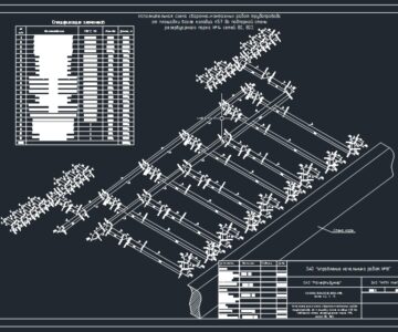 Чертеж Исполнительная схема на ПЭЗ