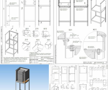 3D модель Стол для аквадистилятора Liston 1204