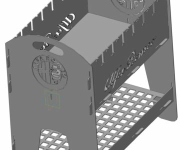 3D модель Мангал разборный на ножках