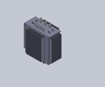 3D модель Трансформатор ТМГ-250