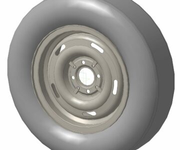 3D модель Колесо R13