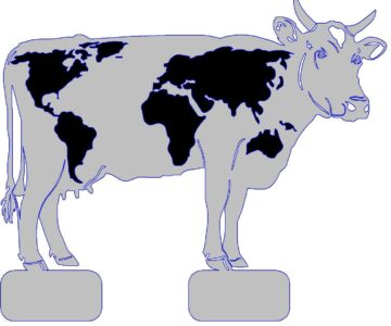 Чертеж Корова в DXF