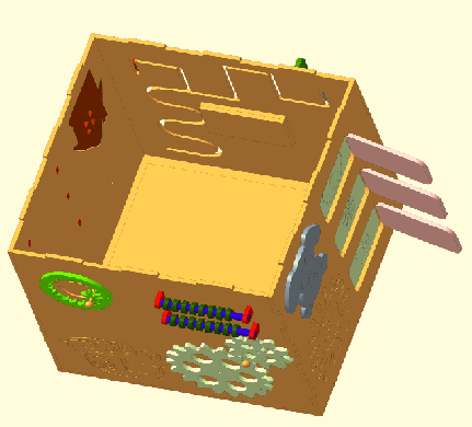 3D модель Куб для малышей