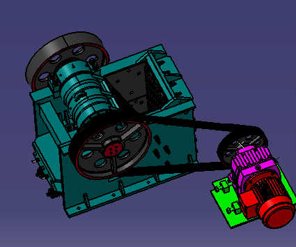 3D модель Щековая дробилка pe900x1200