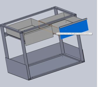 3D модель Стол из листового металла
