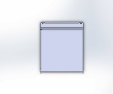 3D модель Фасадная кассета для вентфасада