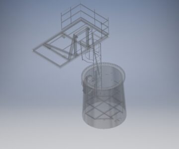 3D модель Вышка бассейна