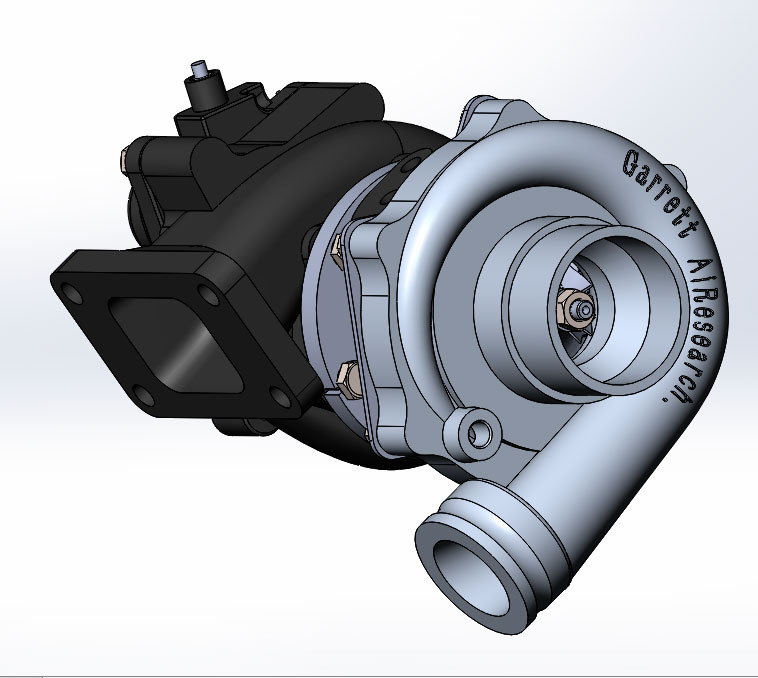 3D модель Турбина Garrett