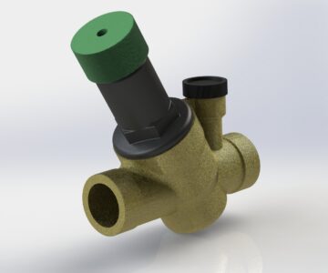 3D модель Редуктор давления honeywell D04FM