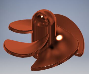 3D модель Гребной винт для rc лодки