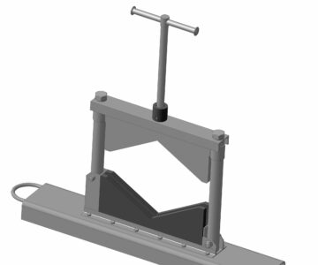3D модель Тиски для зажима труб