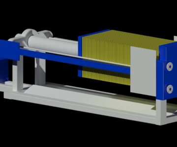 3D модель Пресс-фильтр в AutoCAD