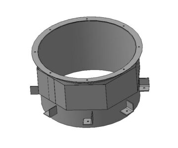 3D модель Стакан монтажный С3