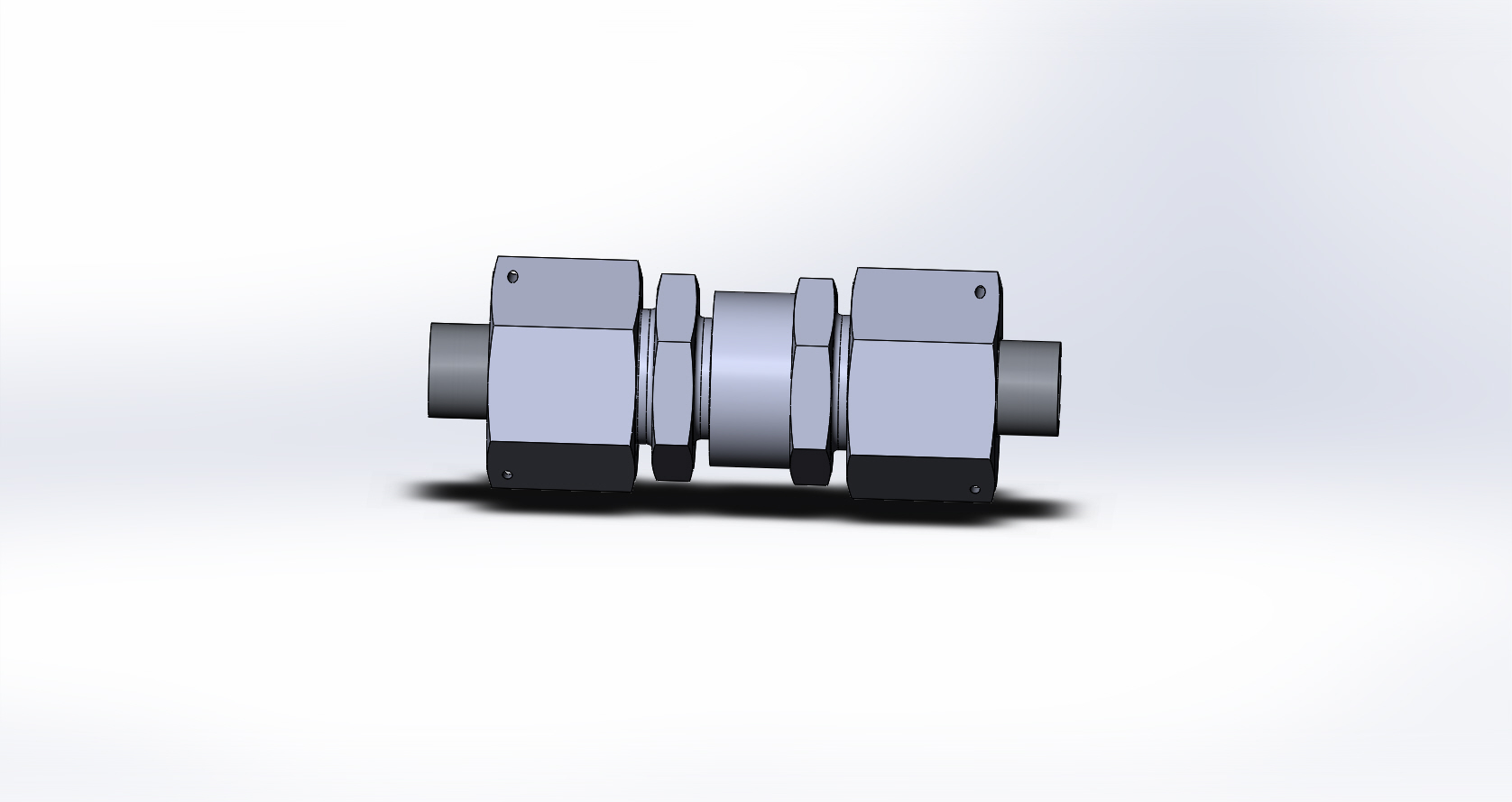 3D модель 3D модель. Жиклерный узел