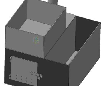 3D модель Печь банная 750х650х662