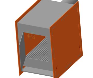 3D модель Буржуйка печь складная