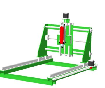 3D модель 3Д модель ЧПУ фрезера рабочим полем 400х600мм.